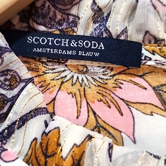 Scotch & Soda floral top size S - Picture 4 of 7